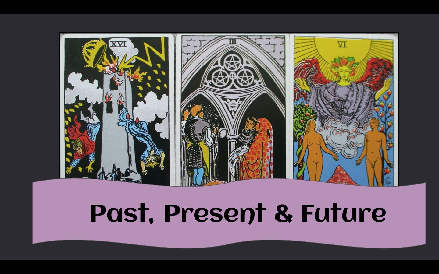 Past Present & Future Tarot Reading 3 Cards Choose your Etsy