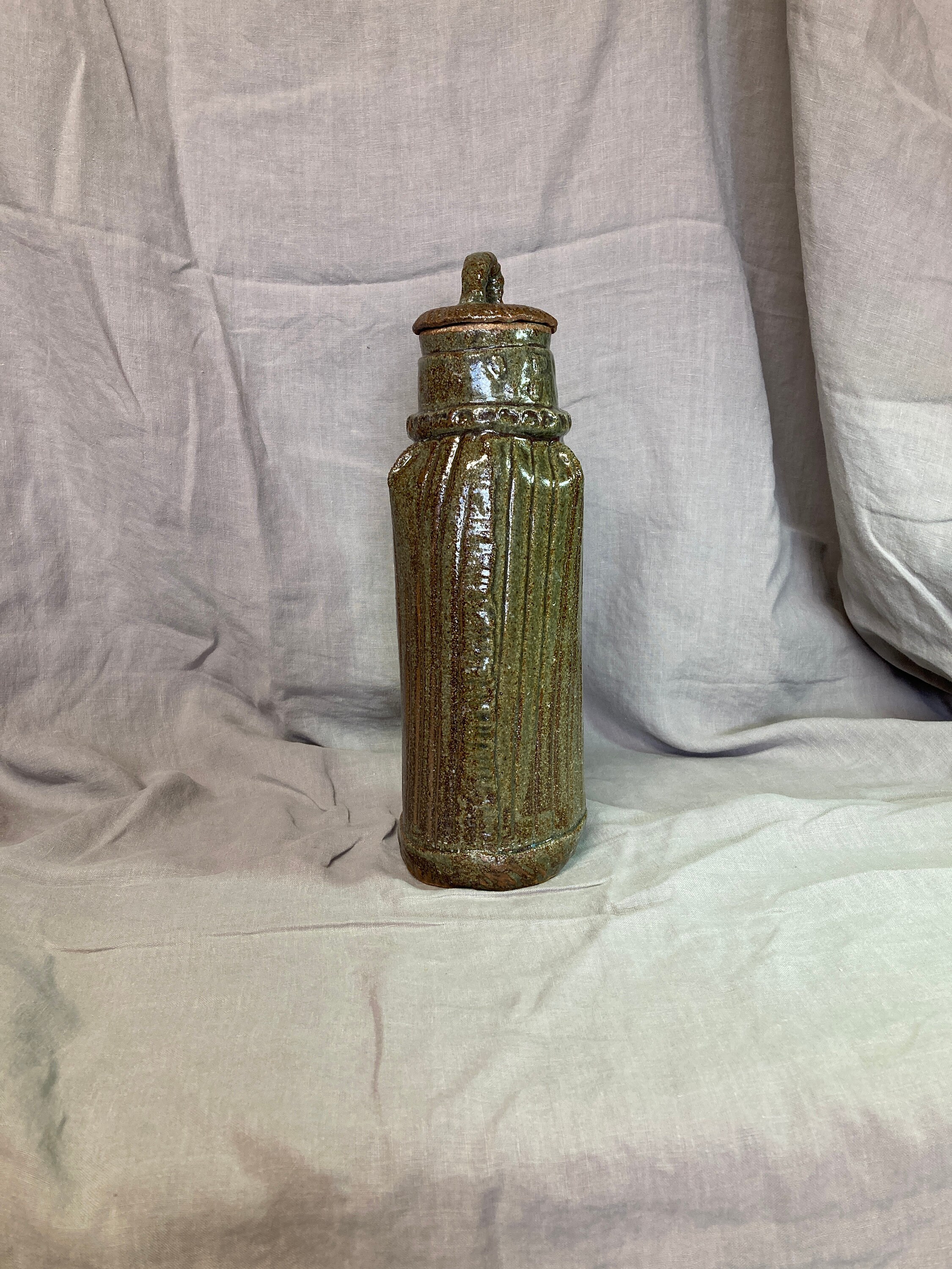 Tall Ceramic Container / Jar Etsy