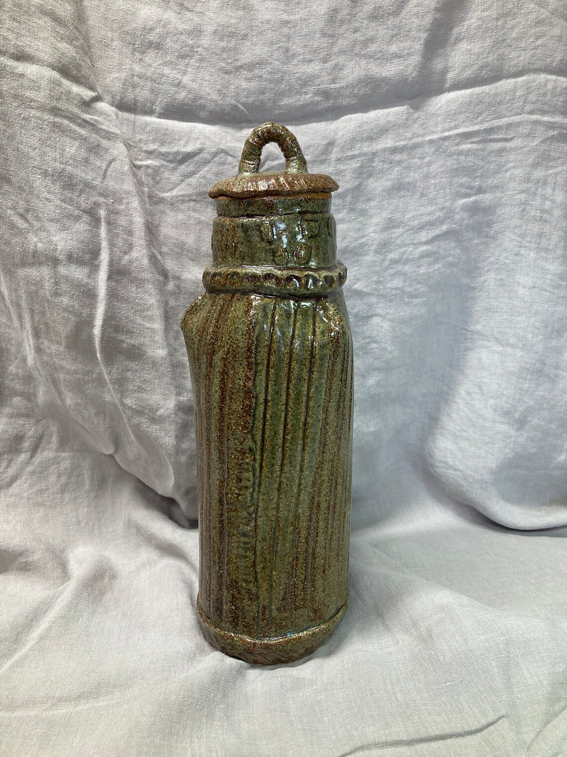 Tall Ceramic Container / Jar Etsy