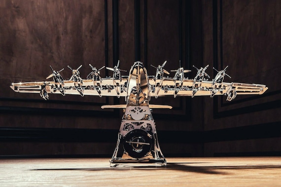 Mechanical Time for 4 Machine Metal Puzzle Model Heavenly Hercules