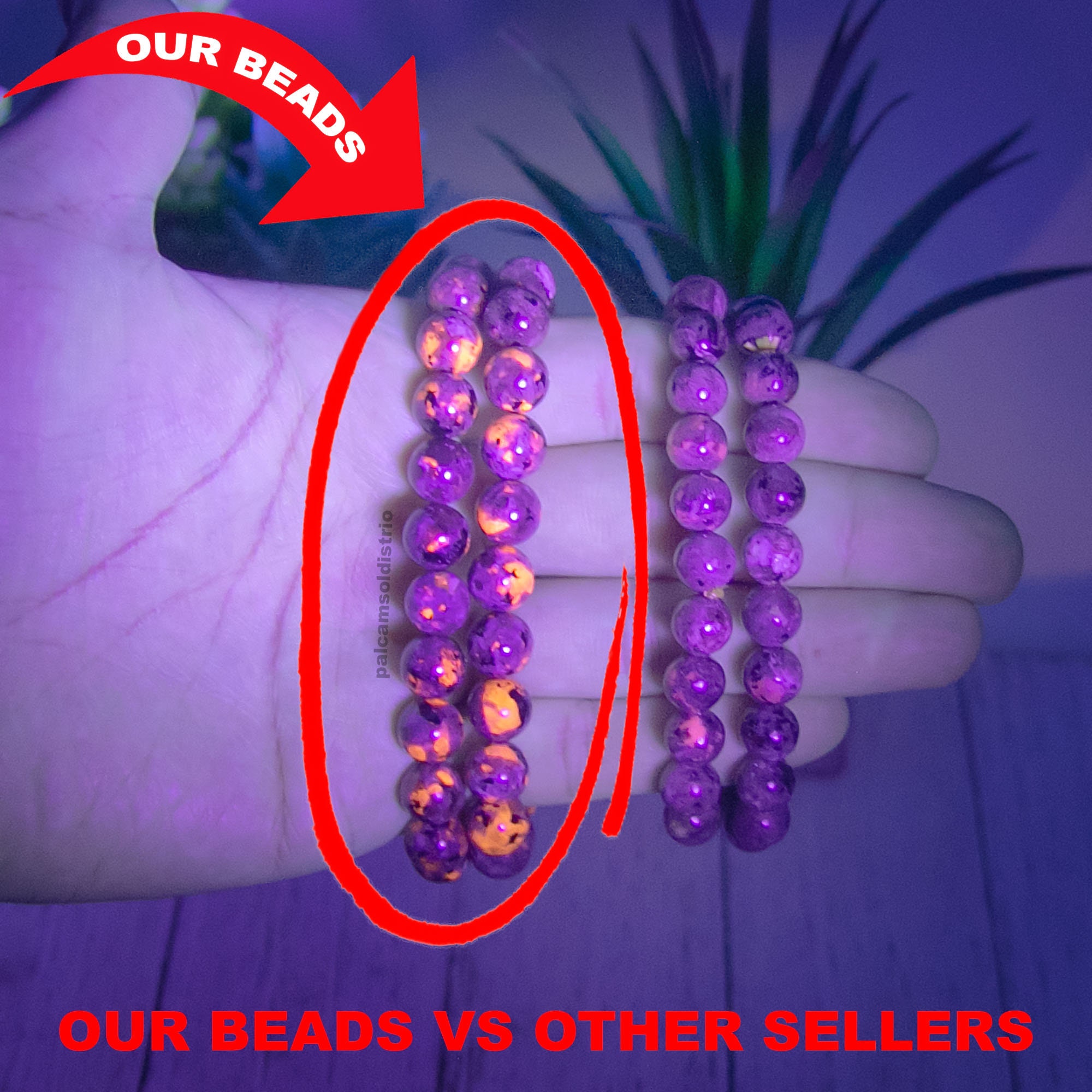 HQ Yooperlite Bracelet, Natural 6mm 8mm 10mm UV Fluorescent HQ Yooperlite Bracelet, Natural 6mm 8mm 10mm UV Fluorescent
