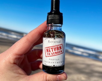 Return to Sender Ritual Spell Oil 1oz Return Negative Energy Spell Oil Return To Sender Oil