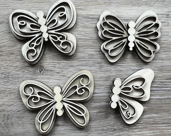 DIY Unfinished Butterfly Blanks, Unfinished Wooden Butterflies, DIY Wood Butterfly, DIY Butterfly Decor, Unfinished Wood Butterfly