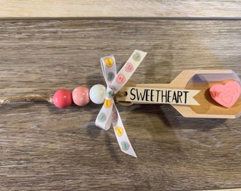 Wooden Scoop, Sweetheart Scoop, Valentine Scoop, Valentine Mini Scoop, Valentine Decor, Mini Scoop, Sweetheart Decor, Valentine