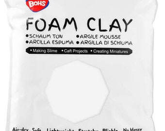 BOHS Pink Foam Clay, BOHS Pink Foam Moldeling Clay, BOHS Pink Air Dry Clay,  Pink Air Dry Clay, Pink Foam Air Dry Clay, Pink Clay, Clay -  Denmark