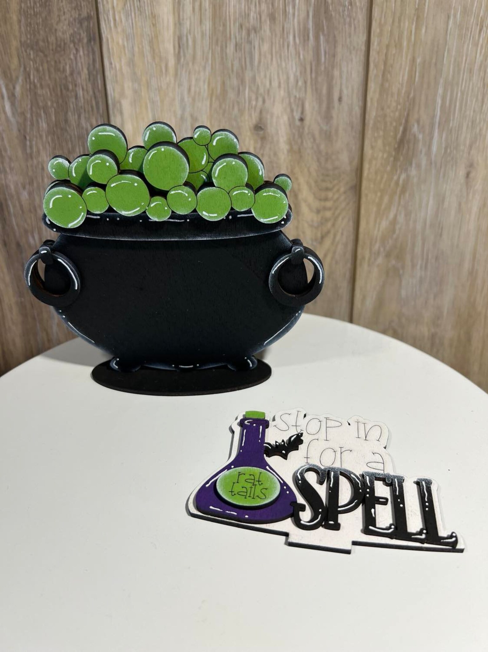 DIY Unfinished Cauldron Potion Bubbles Insert for Small Interchangeable ...