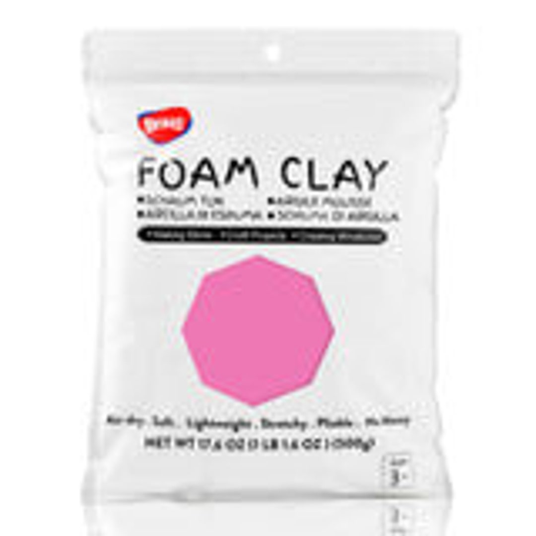 BOHS Pink Foam Clay, BOHS Pink Foam Moldeling Clay, BOHS Pink Air Dry Clay,  Pink Air Dry Clay, Pink Foam Air Dry Clay, Pink Clay, Clay -  Denmark