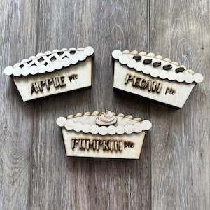 DIY Unfinished Pie Shelf Sitter, Unfinished Wood Pie, Unfinished Wood Pie Shelf Sitter, Unfinished Wood Pie Blanks, Unfinished Pie Blanks