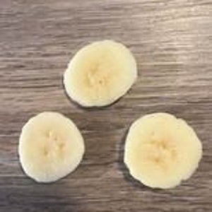 Fake Banana Slices, Fake Banana Cabochons, Banana Cabochons, Banana Slices, Realistic Banana Slices