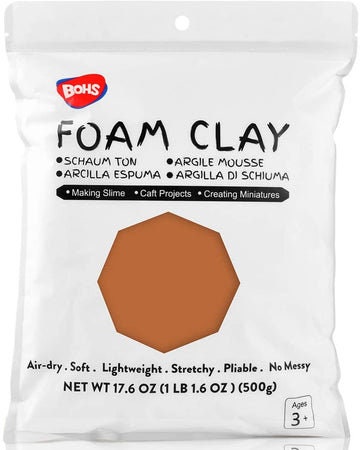 Red foam clay, Foam Clay, Glittz and Glue Foam Clay, Fake bake supplies,  cosplay clay, slime, soft clay, air dry foam clay, craft supplies