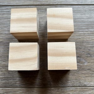 Unfinished Wood Blocks, Wood Blocks, Wood Block Blanks, Unfinished Square Blocks, Unfinished Square Blanks