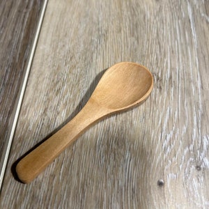 Unfinished Wooden Mini Spoon, Wood Mini Spoon, Wood Spoon, Wood Craft Spoon