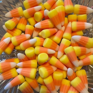 Fake Candy Corn, Realistic Candy Corn, Fake Halloween Candy, Fake Candy, Faux Candy Corn, Tiered Tray Candy Decor, Candy Decor