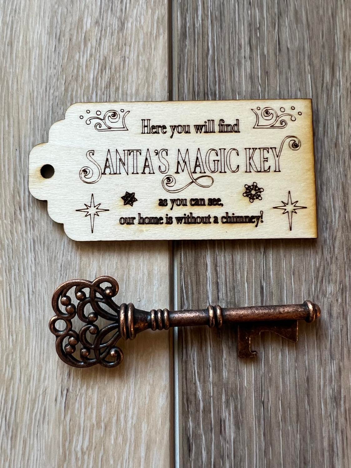  Santa Key for No Chimney Houses Magic Skeleton Keys