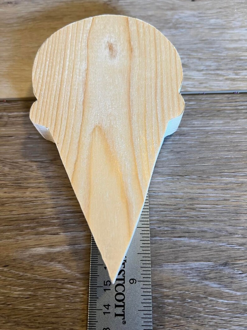 Wooden Ice Cream Cone Cut Out Wood Ice Cream Cut Out Wood - Etsy