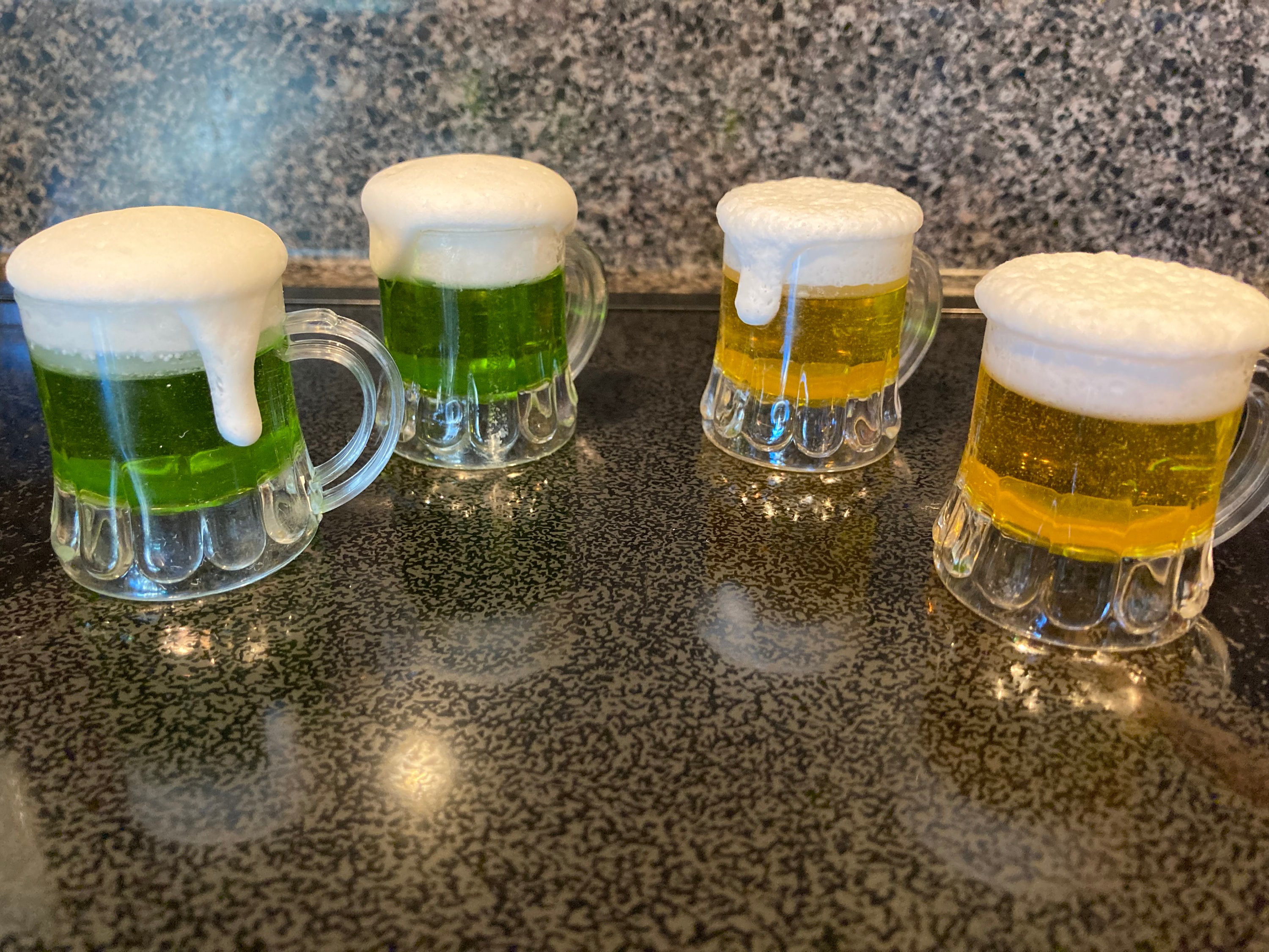 Fake Mini Beer, Fake Mini St Patrick's Beer, Mini Beer Decor, Fake Mini Beer Shot, Fake Beer, St Patricks Day Decor, Beer Decor, Green Beer
