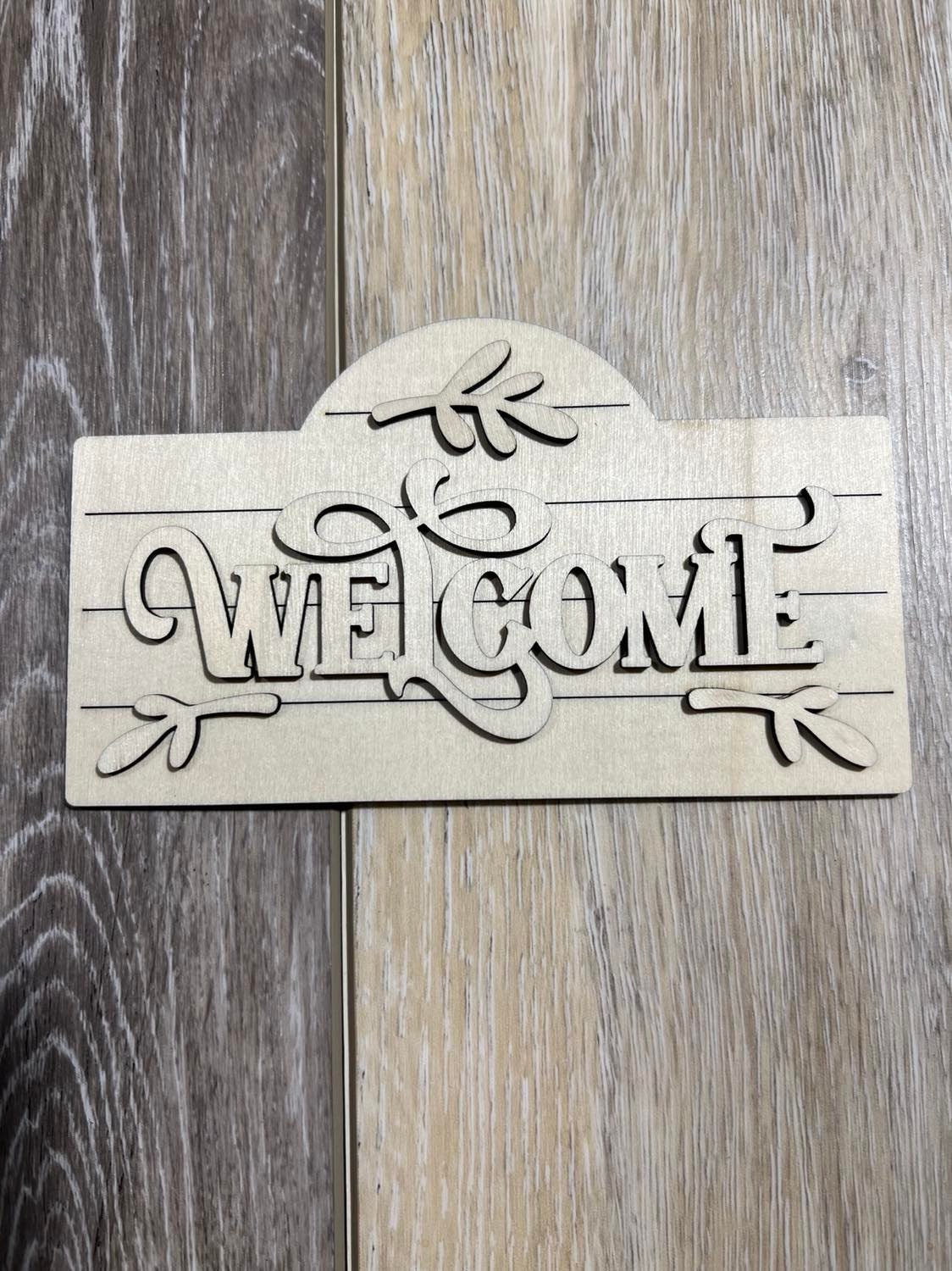 Welcome Changeable Signs DIY Unfinished Welcome Interchangeable Sign for Mini Interchangeable ...