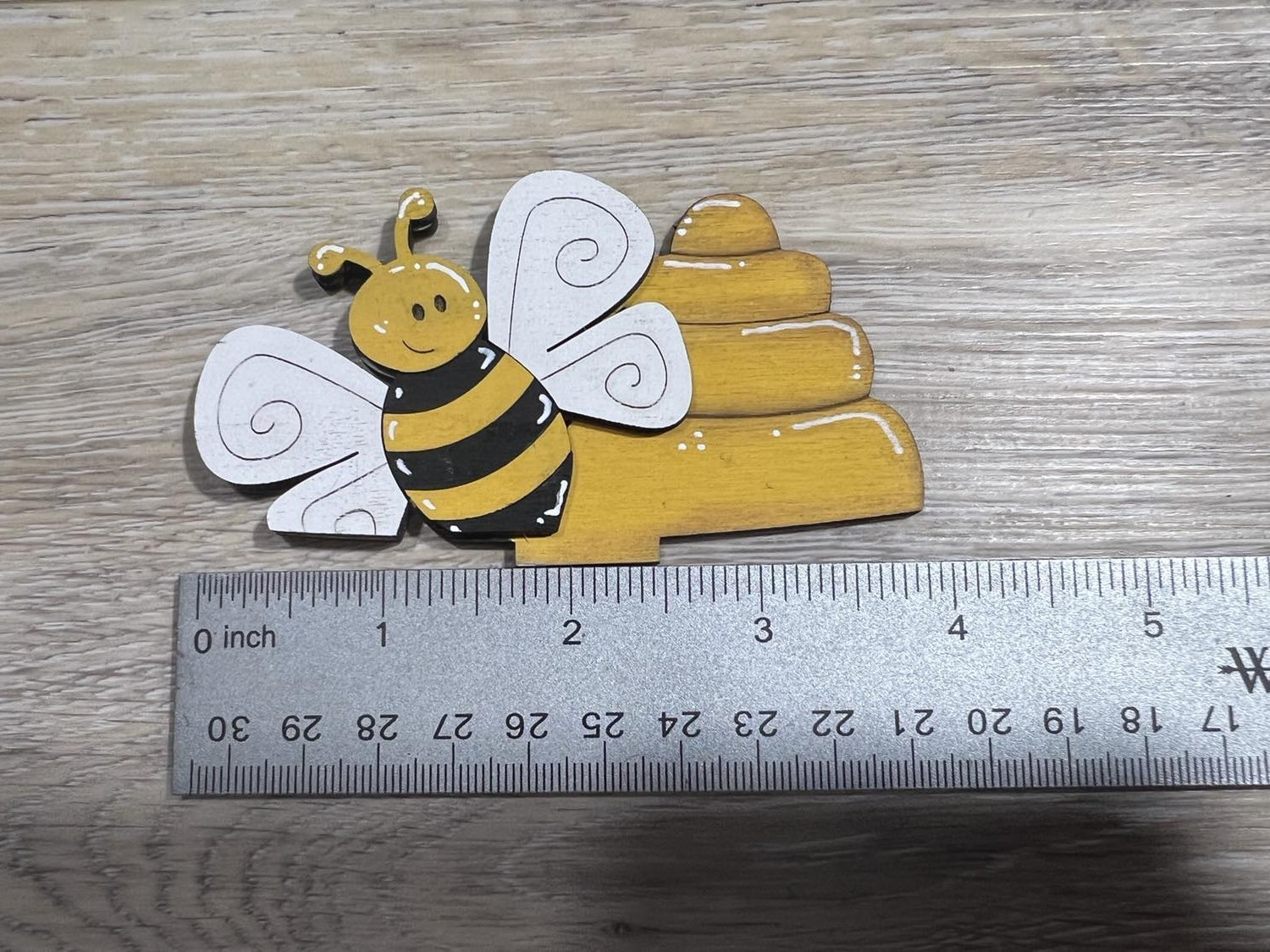 DIY Unfinished Bee Insert for Small Interchangeable Basket, DIY Bee ...