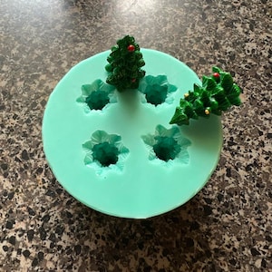 Small Christmas Tree Silicone Mold, Christmas Silicone Mold