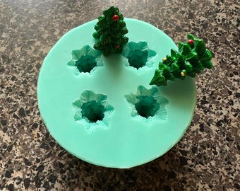 Small Christmas Tree Silicone Mold, Christmas Silicone Mold