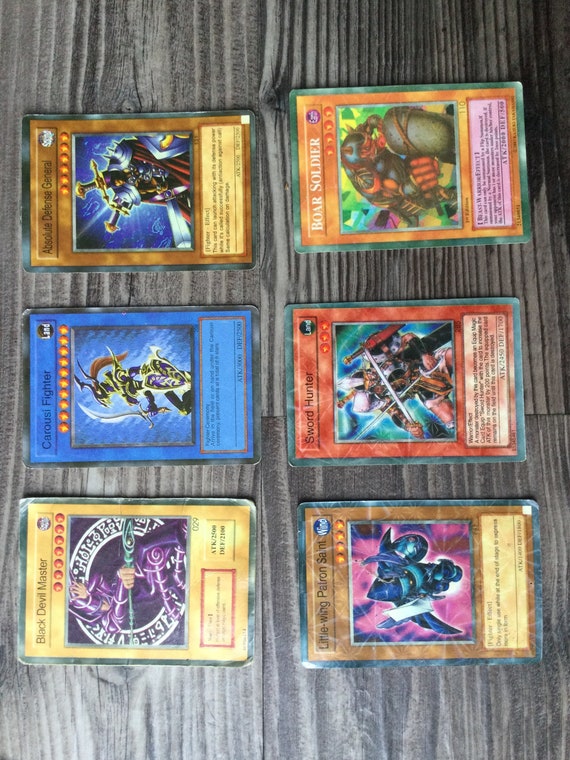 Yu-gi-o Set of 6 Cards, 3 Halograms - Etsy Finland