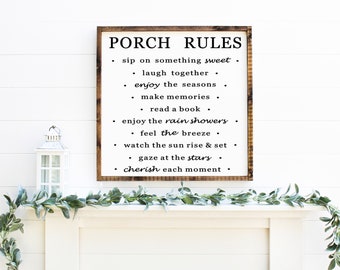 Porch Rules Digital Download