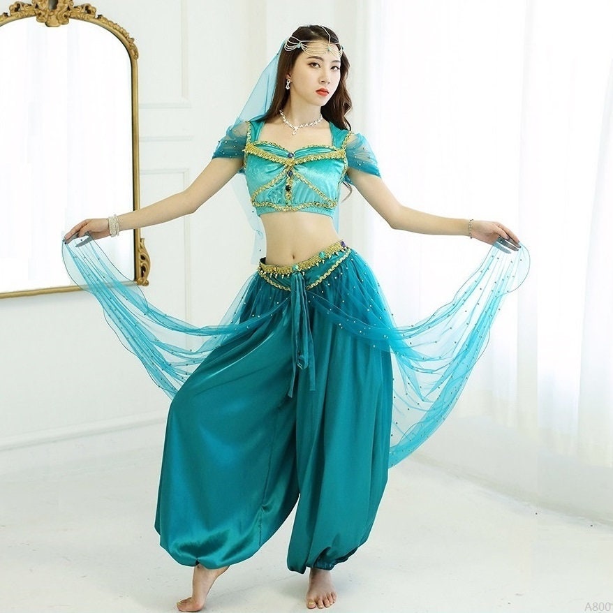 Leg Avenue Disfraz de princesa árabe de 3 piezas para mujer