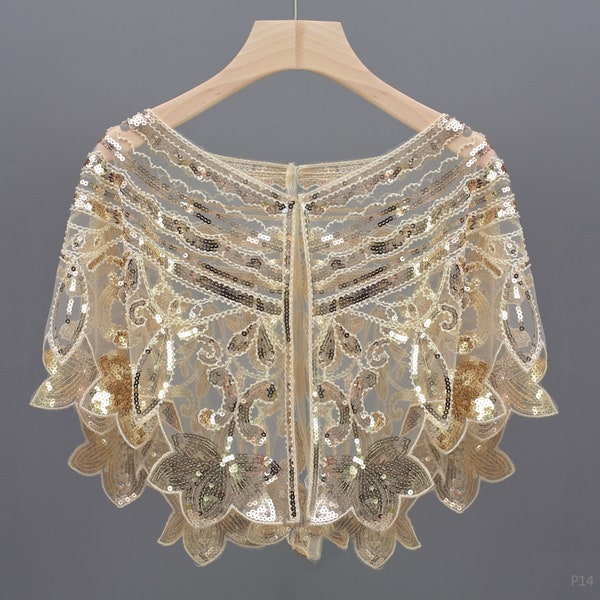beaded evening shawl
