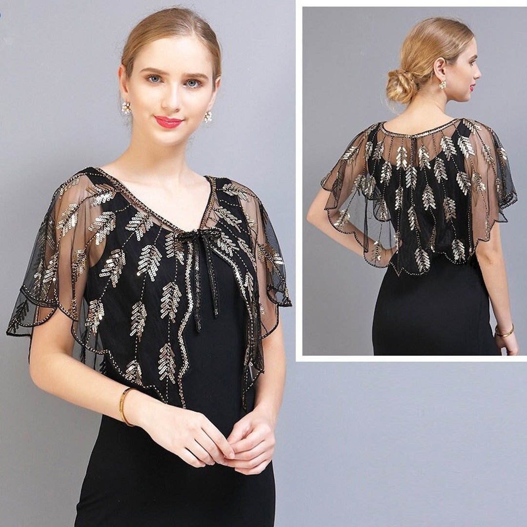 P013 Women 1920's Party Vintage Sequins Beaded Gatsby - Etsy