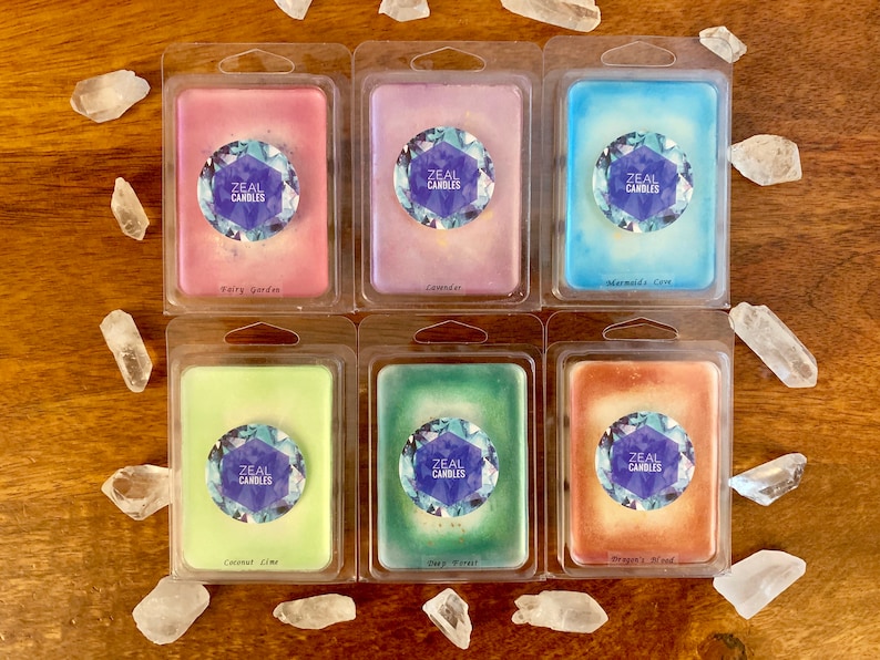 100/% Soy Scented Wax Melts With Mica Powder