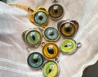 Hand-painted Custom Eye Jewelry  (5 week processing time! - Please read description)