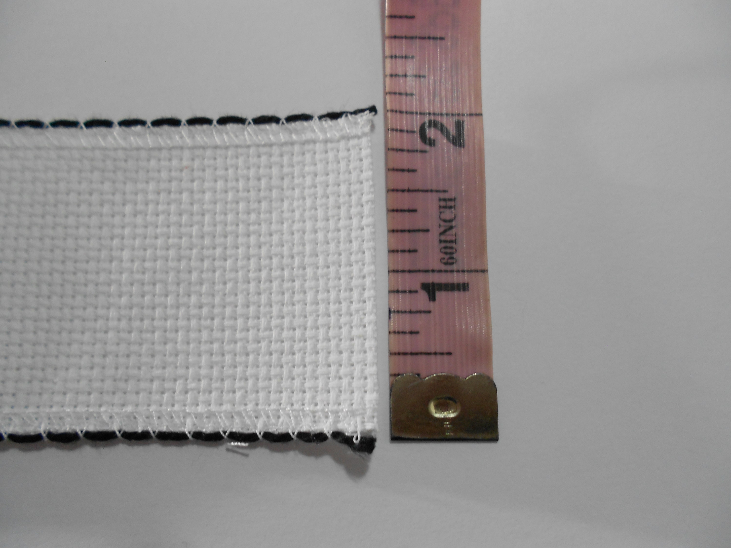 Aida Cloth 18 Count Cross Stitch Fabric,12 by 60inch(18CT,White)