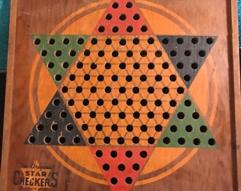 Vintage Chinese Checkers Gamekeyclever