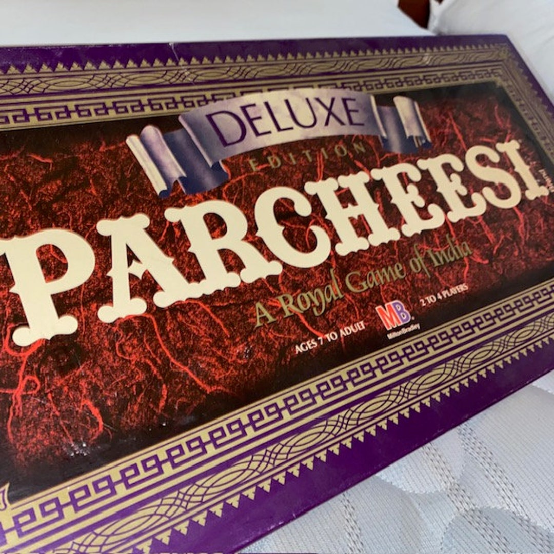 Parcheesi Deluxe Milton Bradley Game, 1989 Edition - Etsy