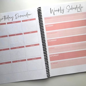 The Life Organizer Spiral Bound Planner - Etsy