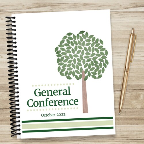 October 2022 General Conference Packet Study Journal and Etsy