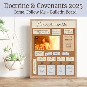 Tablón de anuncios para familias y jóvenes Ven, sígueme - Doctrina y Convenios 2025 / Ven, sígueme Ayudas para familias y jóvenes SUD