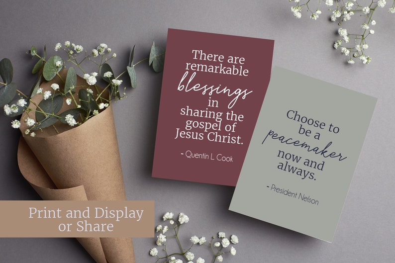 General Conference Printable Quotes BUNDLE From April 2023 - Etsy
