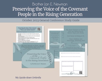 Preserving the Voice of the Covenant People in the Rising Generation - Brother Jan E. Newman - October 2023 General Conference, RS Lesson