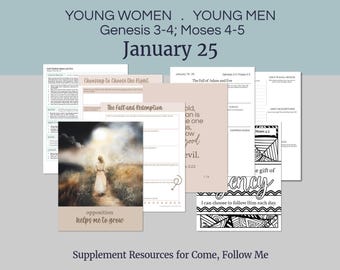 January 19-25 | LDS Youth Lesson Plan | Young Women, Young Men | "The Fall of Adam and Eve"