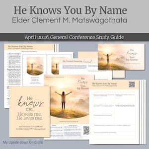 Ouderling Clement M. Matswagothata - He Knows You By Name - Algemene ZHV-conferentie, april 2026, lesoverzicht en studiegids