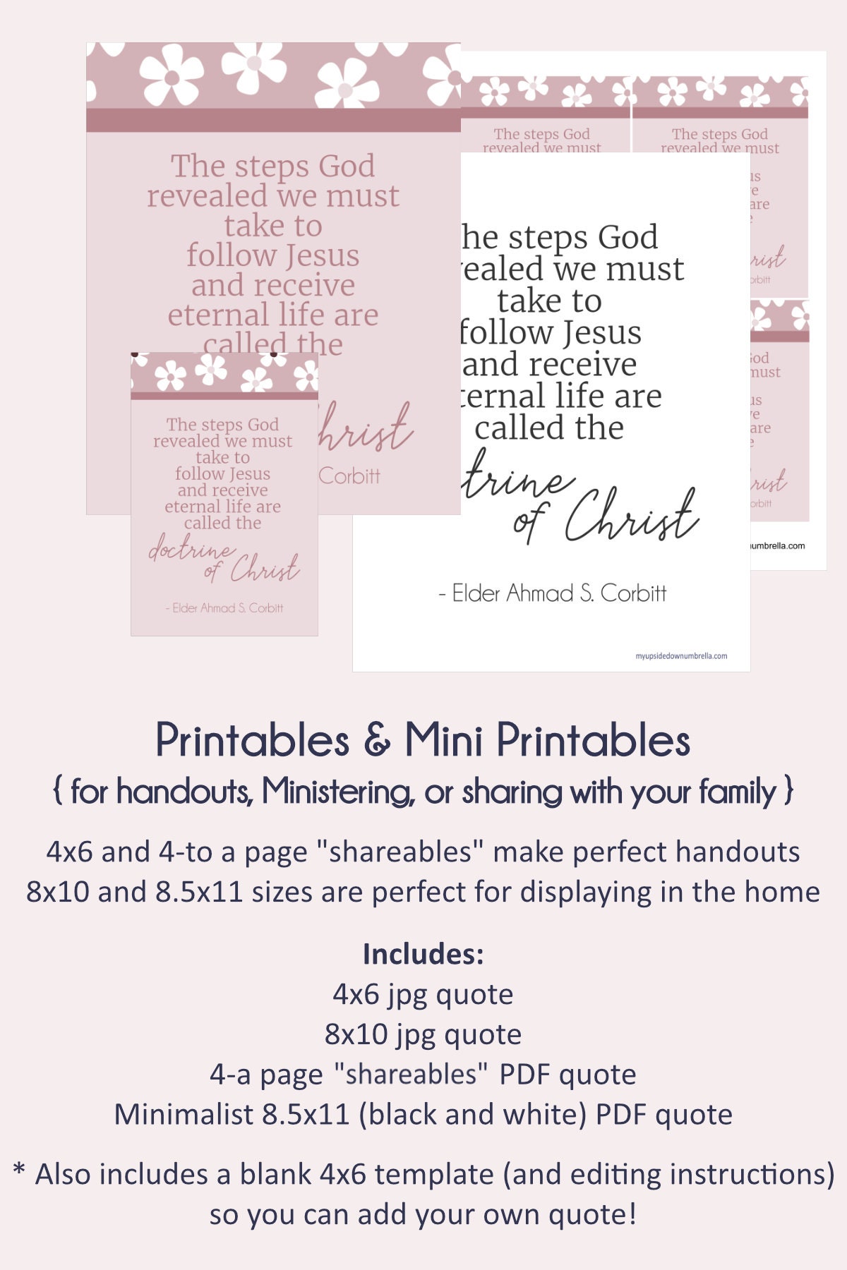 Do You Know Why I Believe in Christ Ahmad S. Corbitt Relief Society