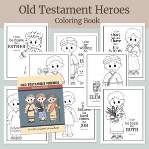 Old Testament Heroes Coloring Book | Bible Coloring Pages