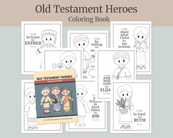 Old Testament Heroes Coloring Book | Bible Coloring Pages