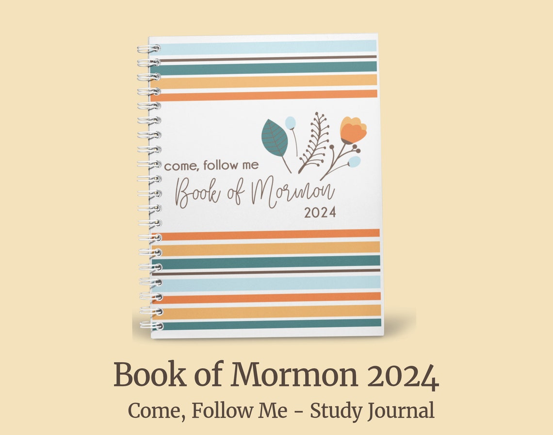 Come Follow Me Book of Mormon 2024 LDS Scripture Study Etsy