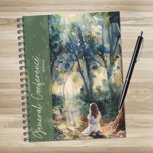 General Conference Journal for LDS Young Women | April 2025 |  Conference Notetaking Notebook & Study Guide,  Conference Packet  *DIGITAL*