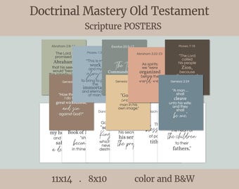 Beherrschung der Lehre POSTER | Altes Testamente | LDS Theologie Poster 8x10, 11x14