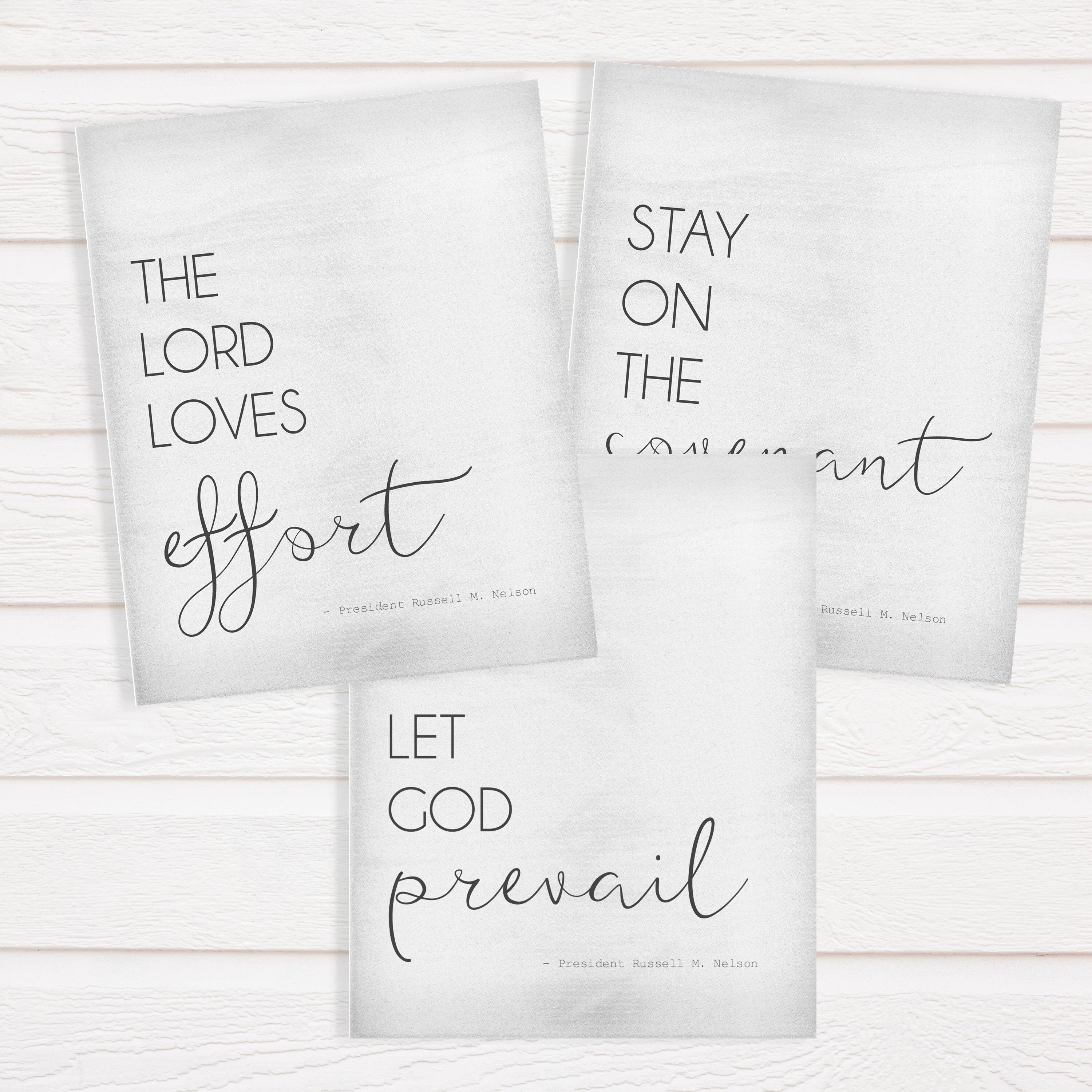 President Russell M. Nelson Quotes 3 Printables The Lord | Etsy