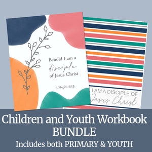 Diario de desarrollo personal SUD para niños y jóvenes / BuNDLE - Primaria y juventud / Días de actividades, YW y YM / Discípulo de Jesucristo