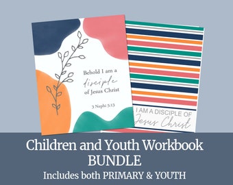 Children and Youth LDS Personal Development Journal  | BuNDLE - Primary & Youth  |  Activity Days, YW and YM |  Disciple of Jesus Christ